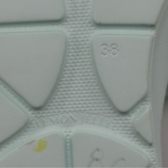 LEMON JELLY SUNNY AQUA GREEN SZ 38 US 7.5 - Picture 10 of 10